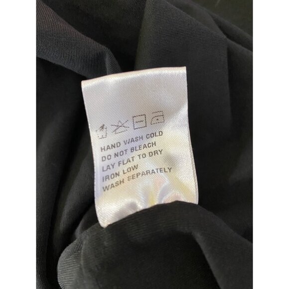 Super Down Asymmetric One-Shoulder Cutout Black Dress Medium Sexy Y2K Rave Club - Picture 6 of 6